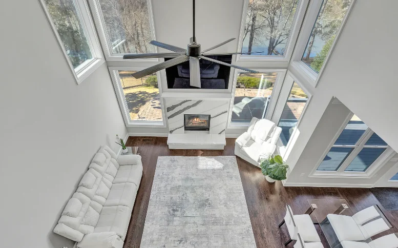 living room top view